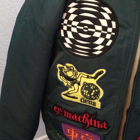 Deus ex Machina varsity style reversible nylon jacket - Picture 3 of 10